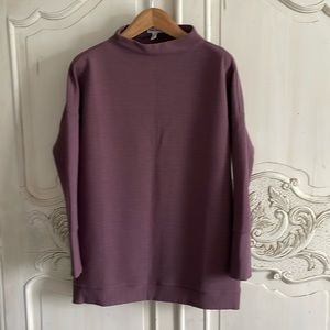 Tribal Jeans funnel neck tunic in lavender